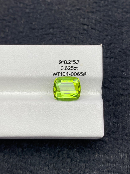 3.625CT NATURAL AFGHANISTAN YELLOW GREEN TOURMALINE STONE