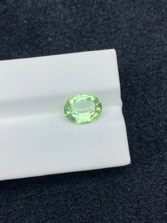 2.45CT NATURAL NIGERIA MINT GREEN TOURMALINE STONE