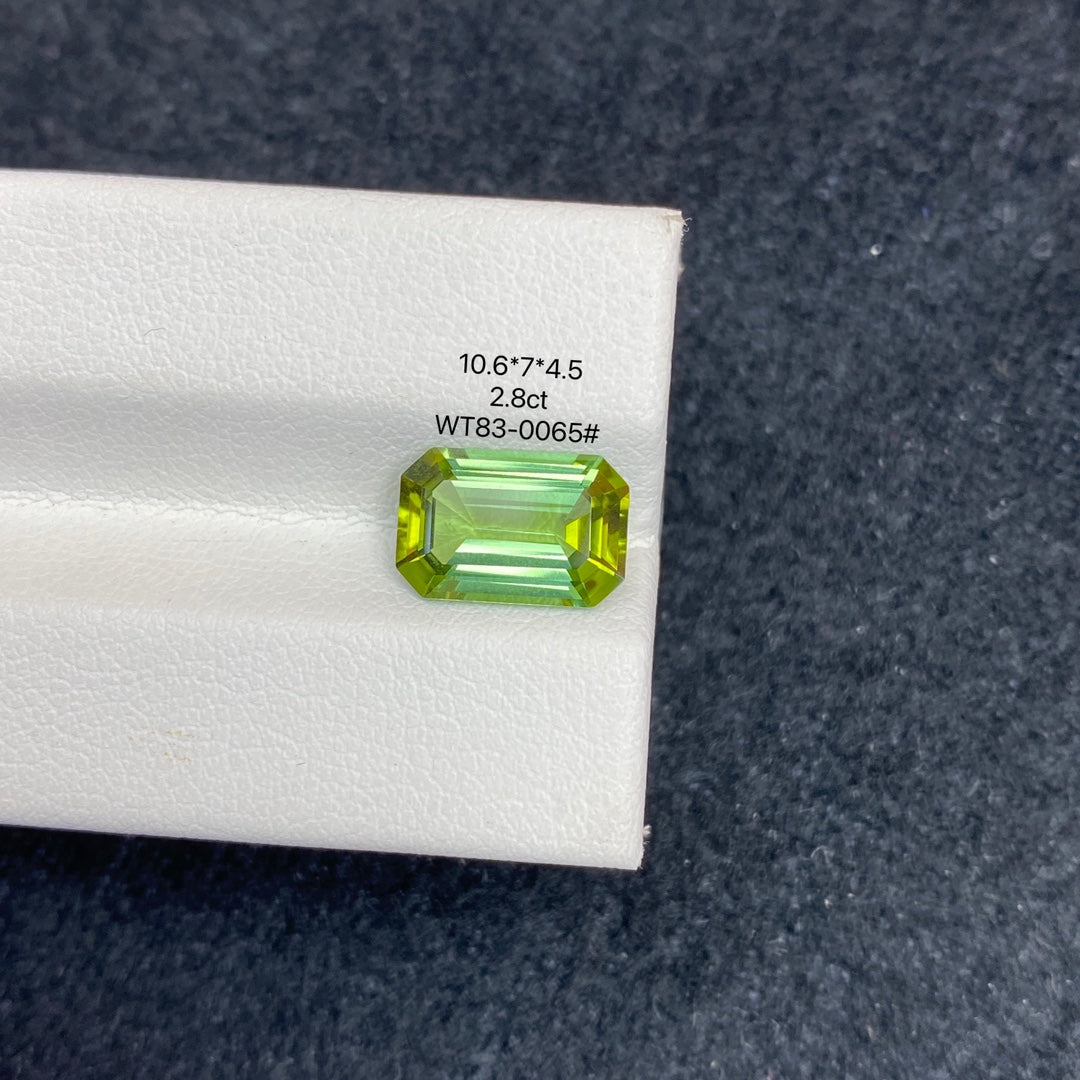 2.8CT NATURAL AFGHANISTAN YELLOWISH GREEN TOURMALINE STONE