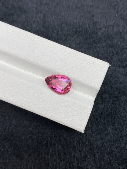 3.03CT NATURAL BRAZIL PINK RED TOURMALINE STONE