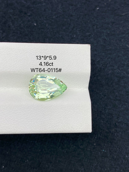 4.16CT NATURAL CONGO MINT GREEN TOURMALINE STONE