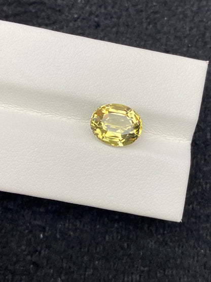 2.93CT NATURAL CONGO YELLOW TOURMALINE STONE