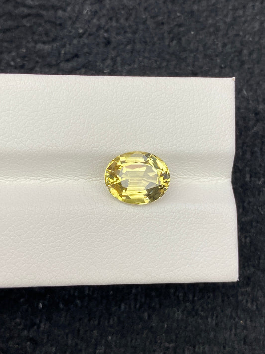 2.93CT NATURAL CONGO YELLOW TOURMALINE STONE