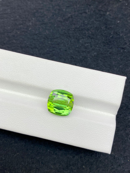 6.155CT NATURAL AFGHANISTAN YELLOWISH GREEN TOURMALINE STONE