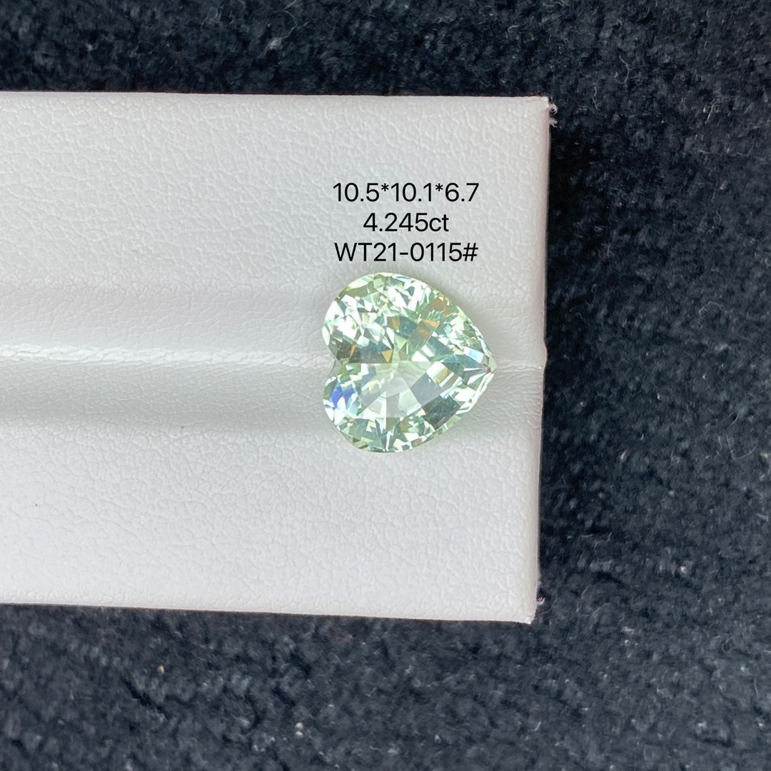 4.245CT NATURAL CONGO GREEN TOURMALINE STONE