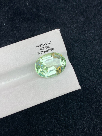 8.815CT NATURAL CONGO GREEN TOURMALINE STONE