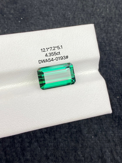 4.355CT NATURAL AFGHANISTAN GREEN TOURMALINE STONE