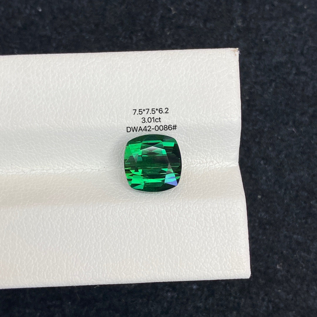 3.01CT NATURAL AFGHANISTAN GREEN TOURMALINE STONE