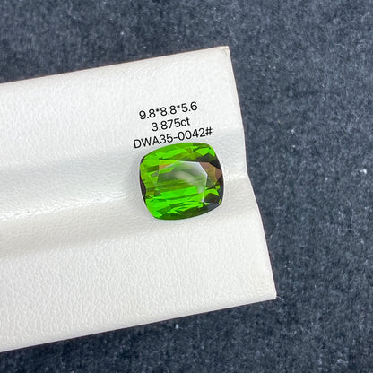 3.875CT NATURAL AFGHANISTAN GREEN TOURMALINE STONE