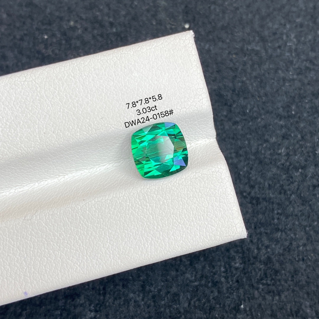 3.03CT NATURAL AFGHANISTAN GREEN TOURMALINE STONE