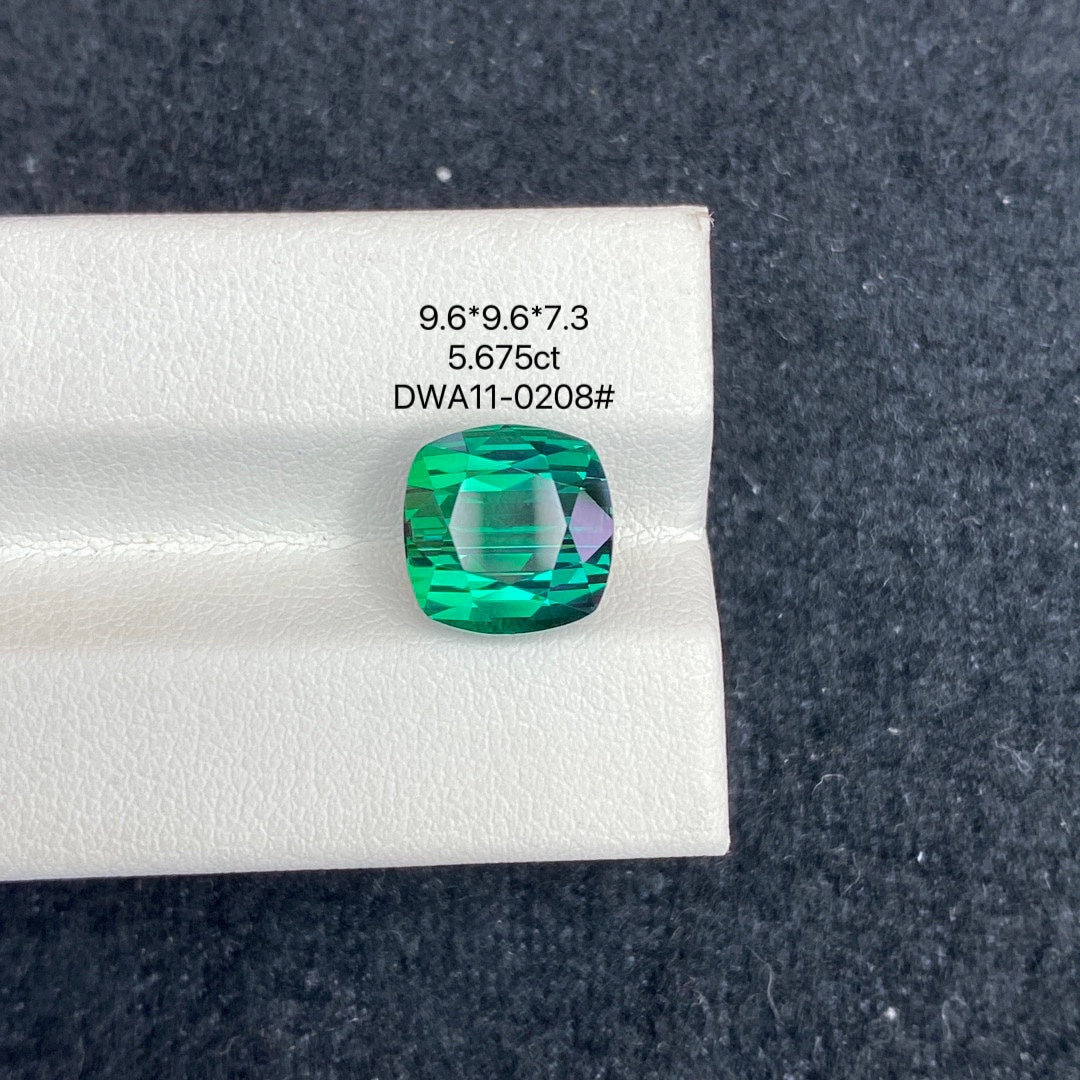 5.675CT NATURAL AFGHANISTAN GREEN TOURMALINE STONE