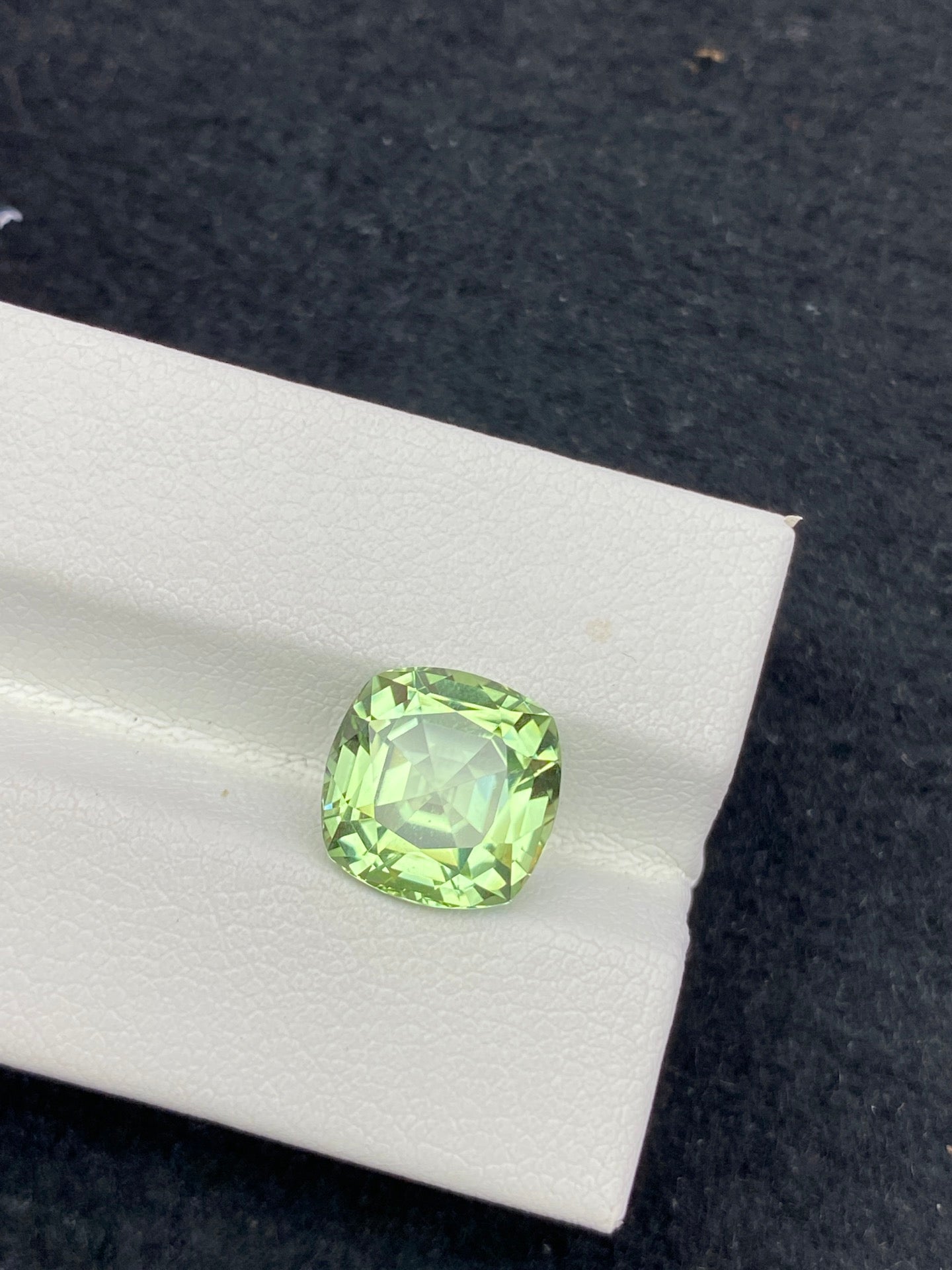 4.38CT NATURAL CONGO YELLOWISH GREEN TOURMALINE STONE