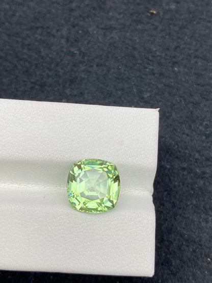 4.38CT NATURAL CONGO YELLOWISH GREEN TOURMALINE STONE