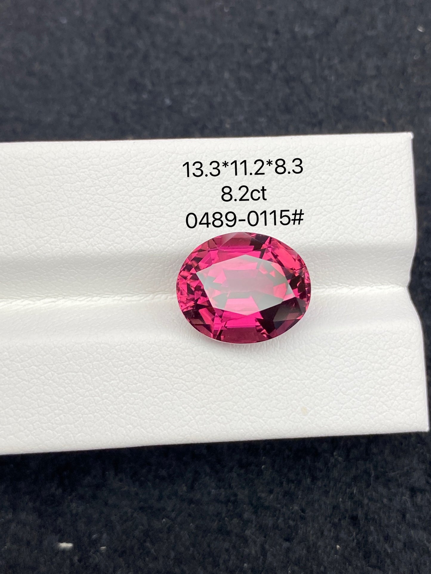 8.2CT NATURAL BRAZIL RED TOURMALINE STONE