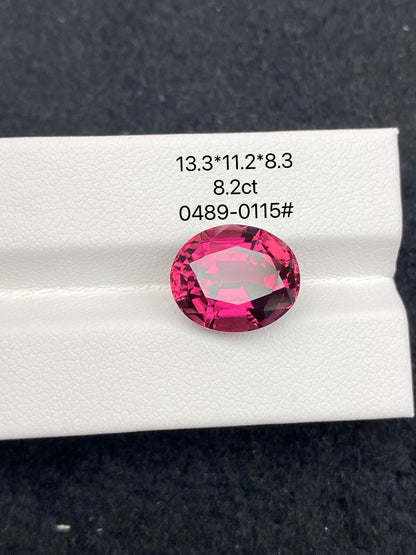 8.2CT NATURAL BRAZIL RED TOURMALINE STONE