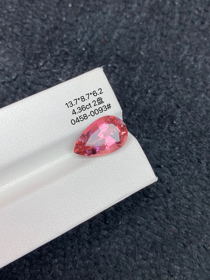 4.36CT NATURAL CONGO PINK TOURMALINE STONE