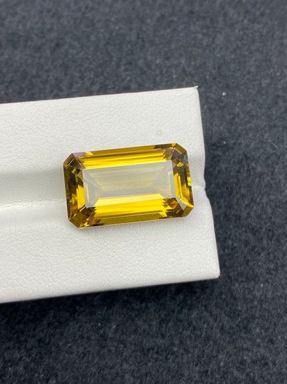 14.26CT NATURAL CONGO YELLOW TOURMALINE STONE