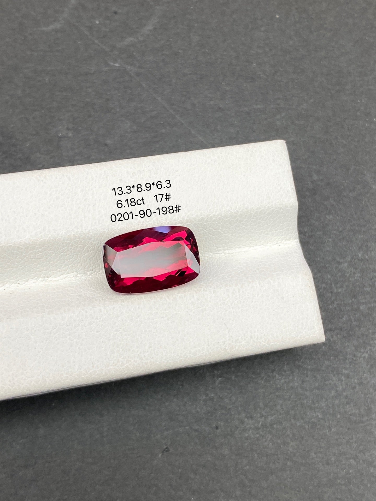 6.18CT NATURAL BRAZIL RUBELLITE TOURMALINE STONE