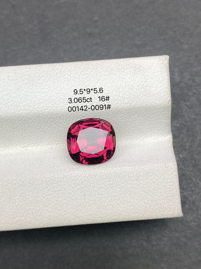 3.065CT NATURAL RED TOURMALINE STONE