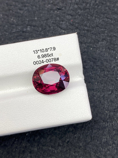 6.985CT NATURAL RED TOURMALINE STONE