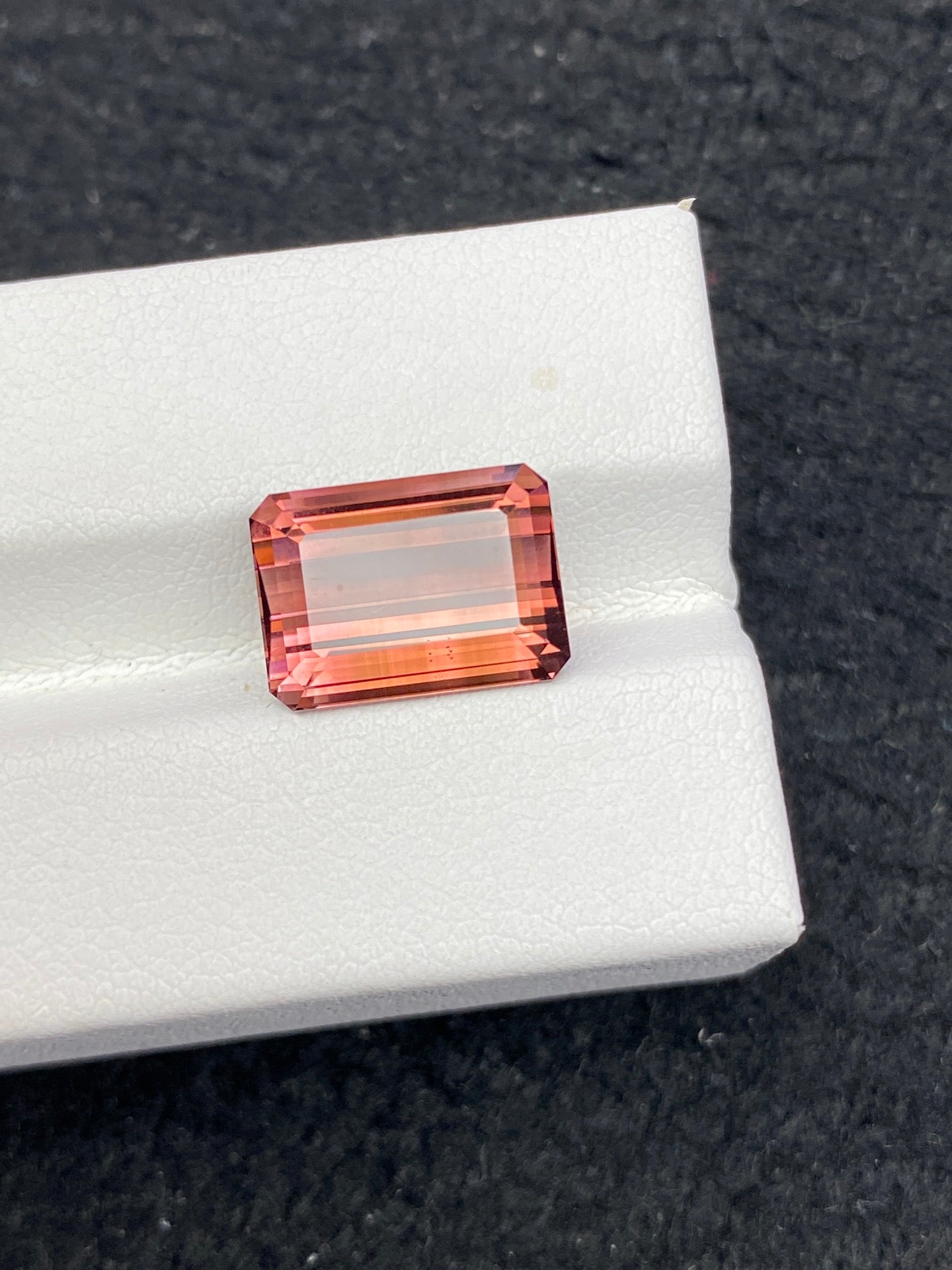 5.85CT NATURAL CONGO ORANGE RED TOURMALINE STONE