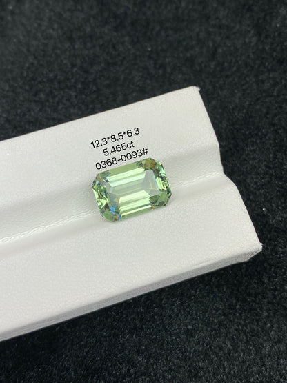 5.465CT NATURAL CONGO YELLOW GREEN TOURMALINE STONE