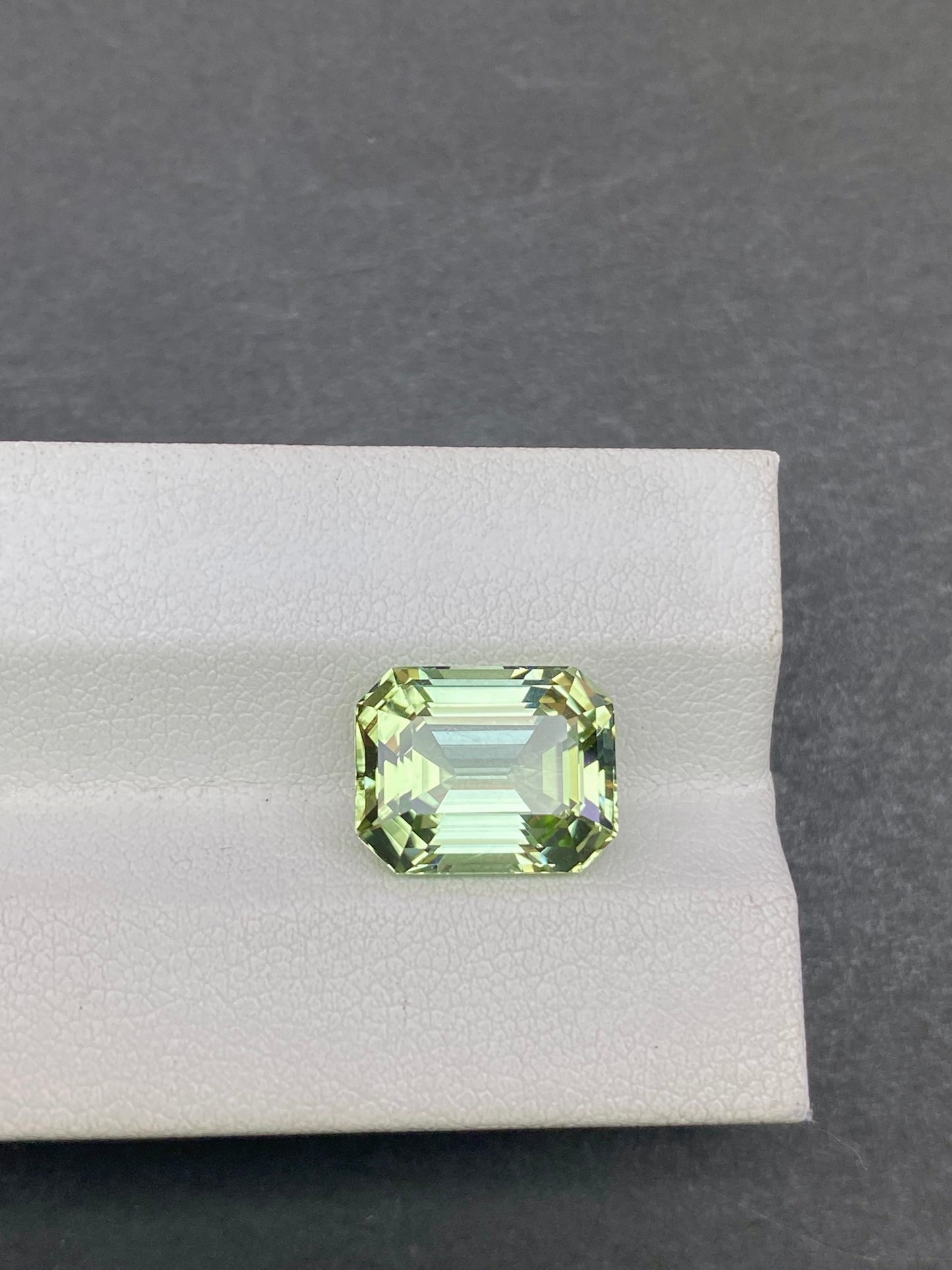 6.105CT NATURAL CONGO YELLOW GREEN TOURMALINE STONE