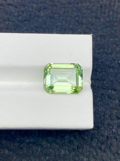 5.99CT NATURAL CONGO YELLOW GREEN TOURMALINE STONE