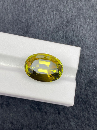 19.63CT NATURAL CONGO YELLOW TOURMALINE STONE