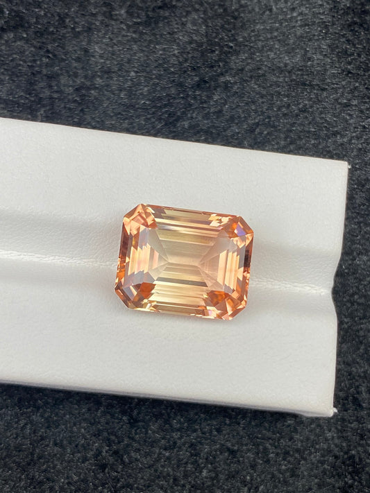 12.69CT NATURAL CONGO ORANGE TOURMALINE STONE