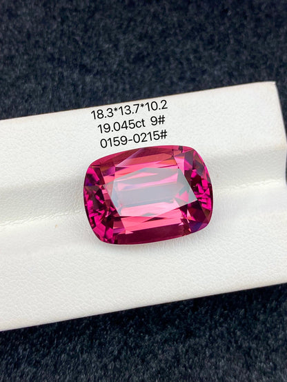 19.045CT NATURAL CONGO RED TOURMALINE STONE