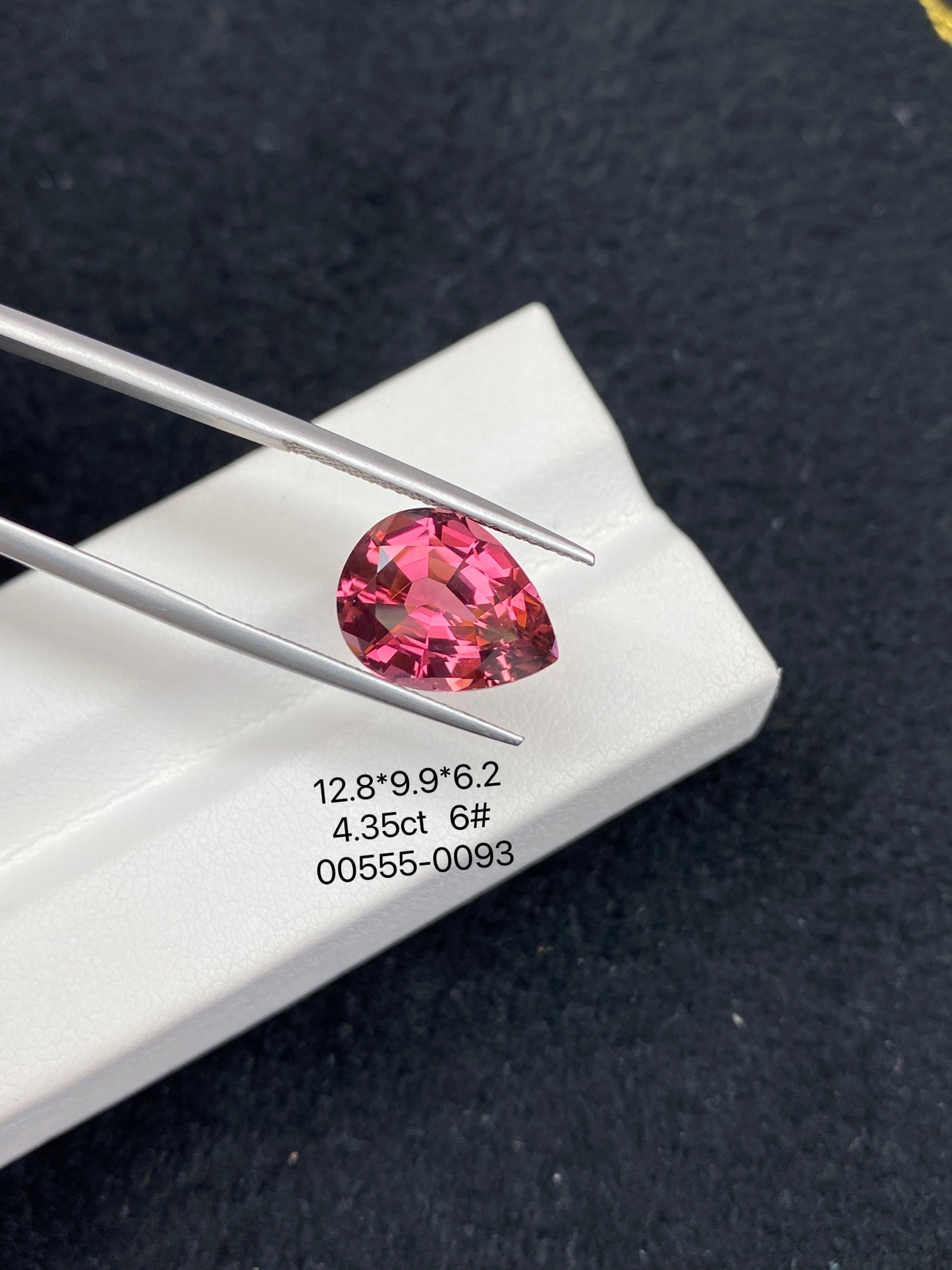 4.35CT NATURAL CONGO RED TOURMALINE STONE