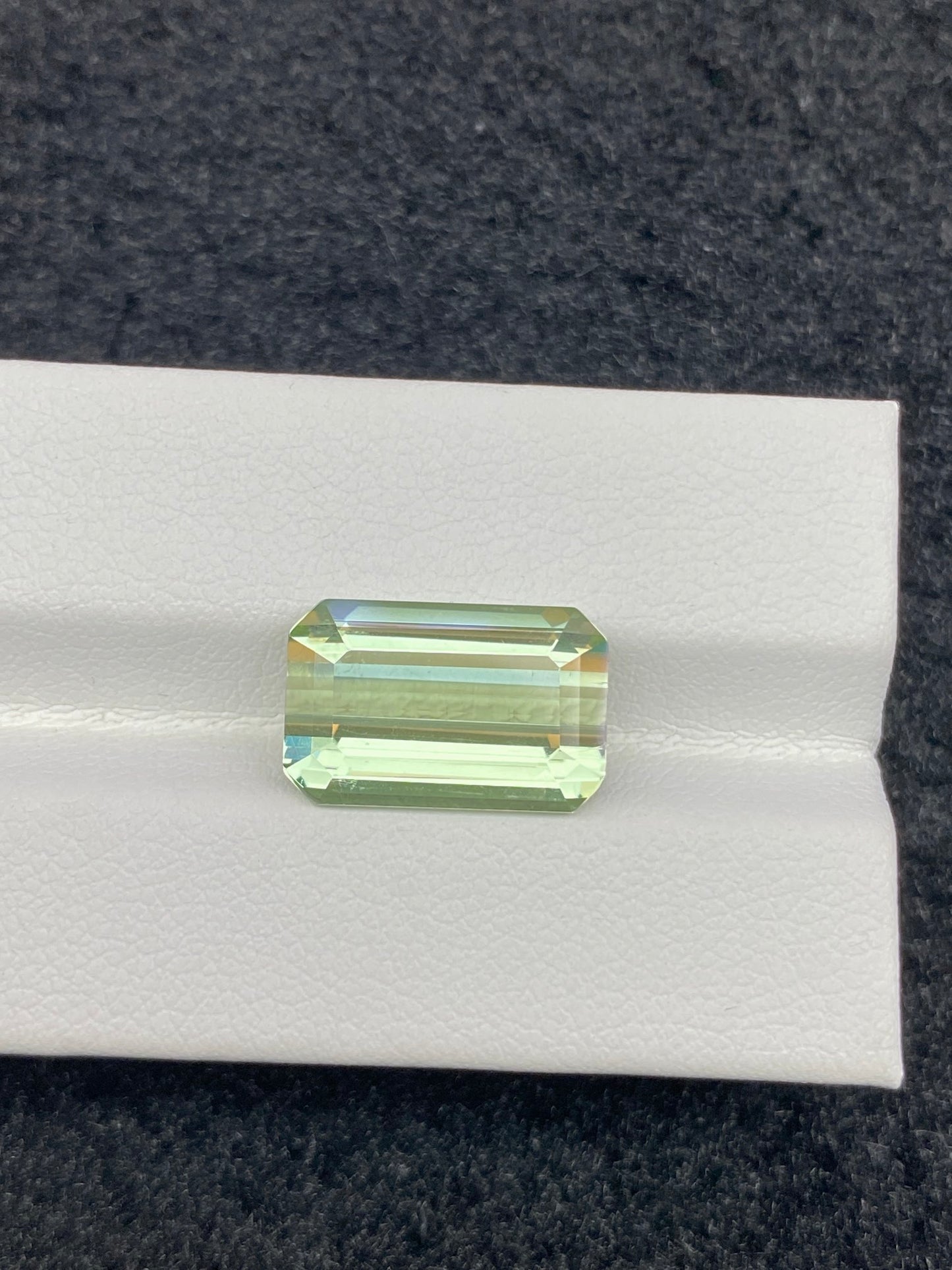 6.59CT NATURAL CONGO YELLOW GREEN TOURMALINE STONE