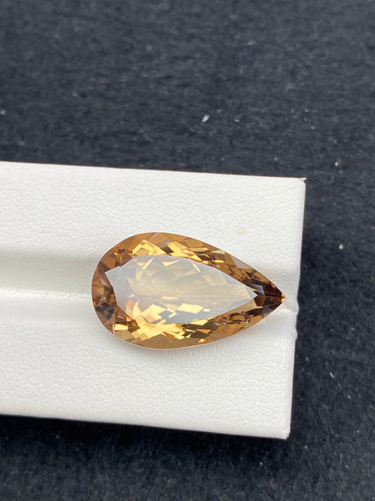 16.935CT NATURAL CONGO YELLOW TOURMALINE STONE