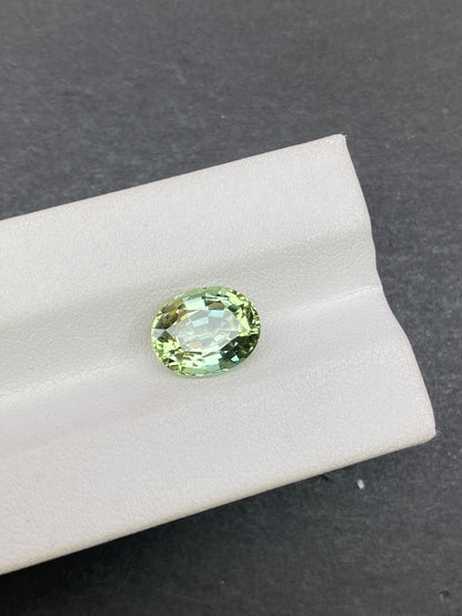 3.5CT NATURAL CONGO YELLOWISH GREEN TOURMALINE STONE