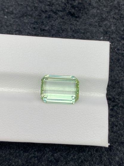 3.73CT NATURAL CONGO YELLOWISH GREEN TOURMALINE STONE