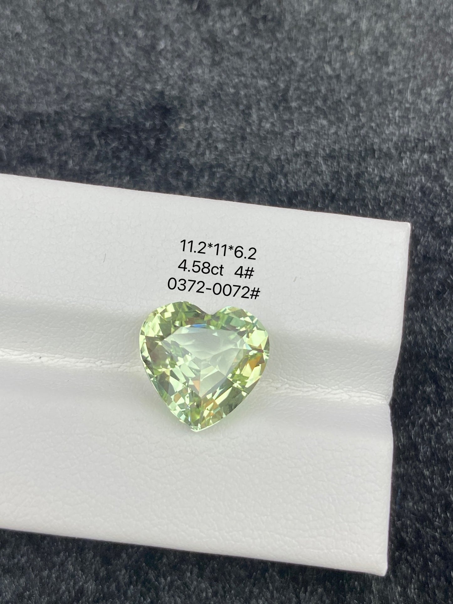 4.58CT NATURAL CONGO YELLOWISH GREEN TOURMALINE STONE