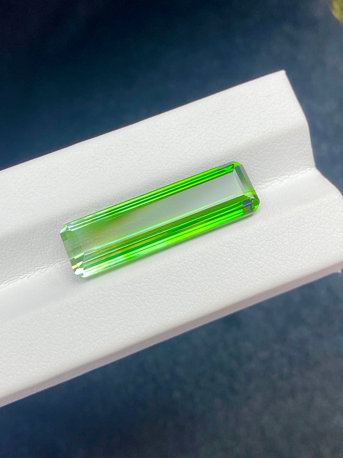 15.09CT NATURAL AFGHANISTAN GREEN TOURMALINE STONE