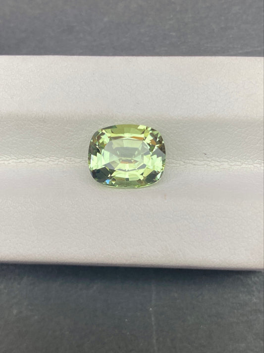 4.125CT NATURAL CONGO GREENISH YELLOW TOURMALINE STONE