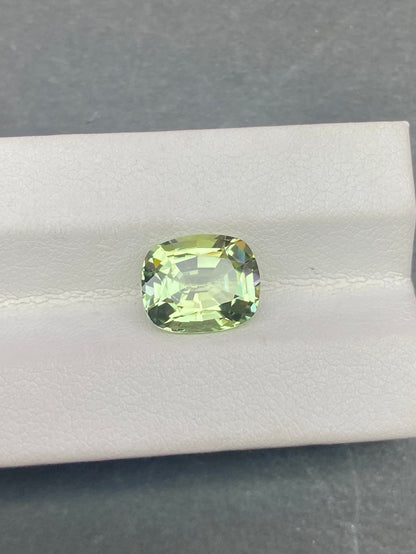 4.125CT NATURAL CONGO GREENISH YELLOW TOURMALINE STONE