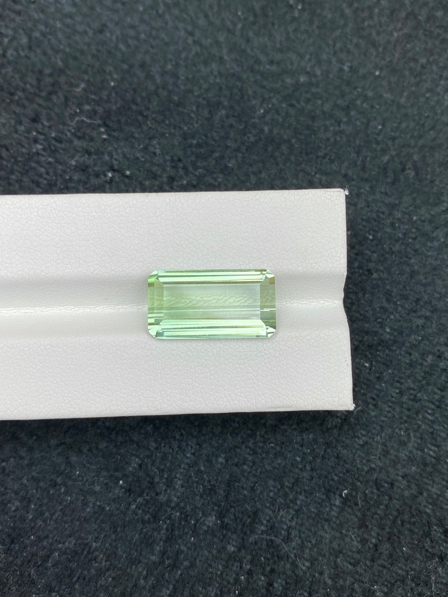 8.86CT NATURAL CONGO YELLOWISH GREEN TOURMALINE STONE