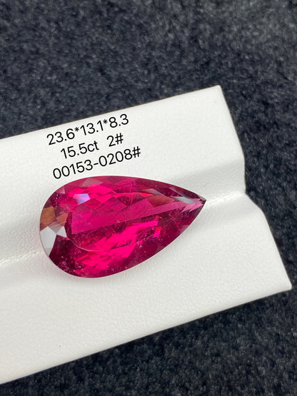 15.5CT NATURAL BRAZIL RUBELLITE TOURMALINE STONE