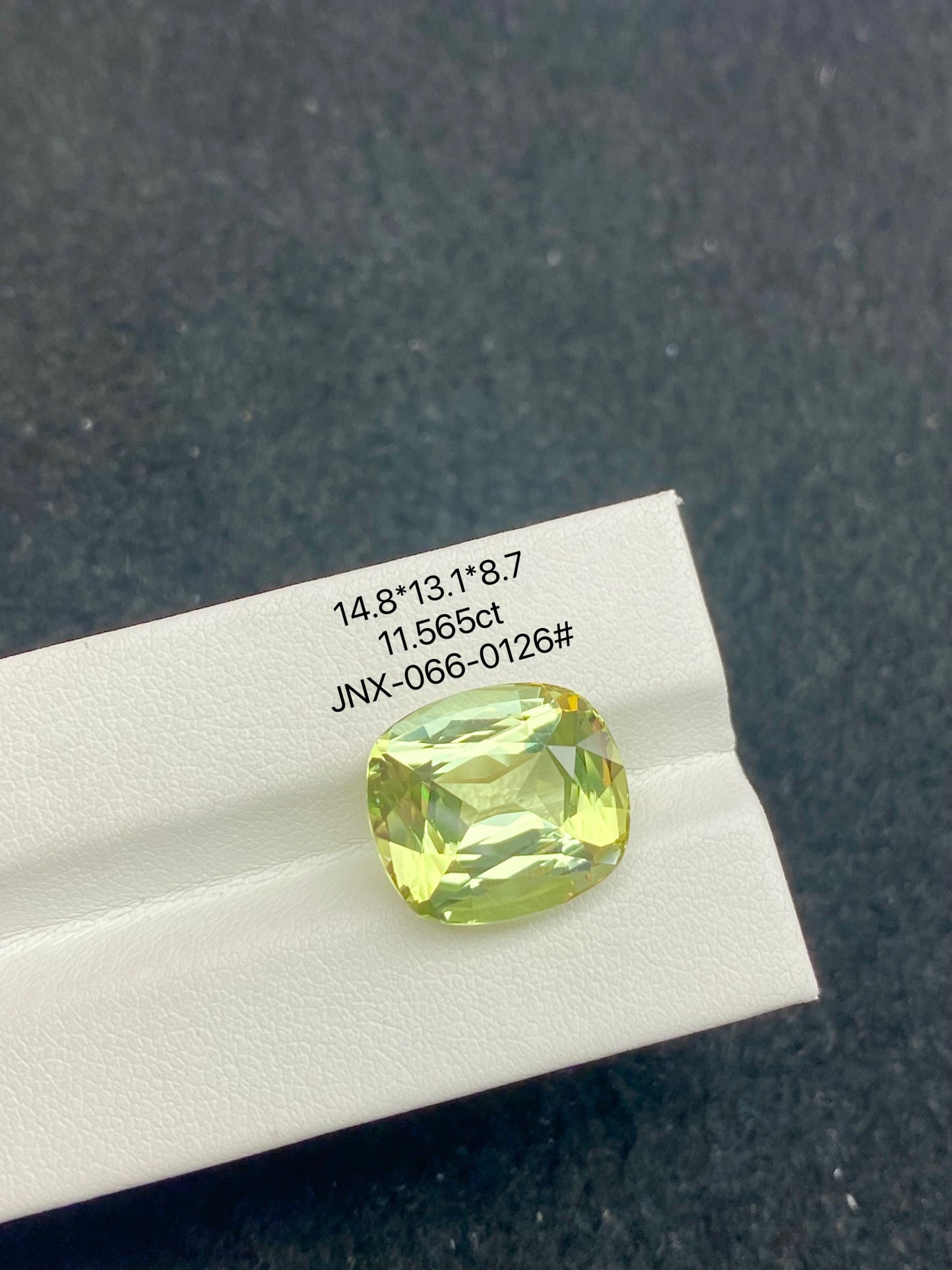 11.565CT NATURAL CONGO CHRYSOLITE TOURMALINE STONE