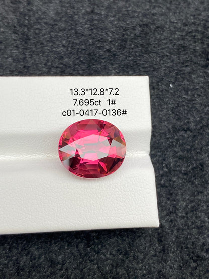 7.695CT NATURAL BRAZIL RED TOURMALINE STONE