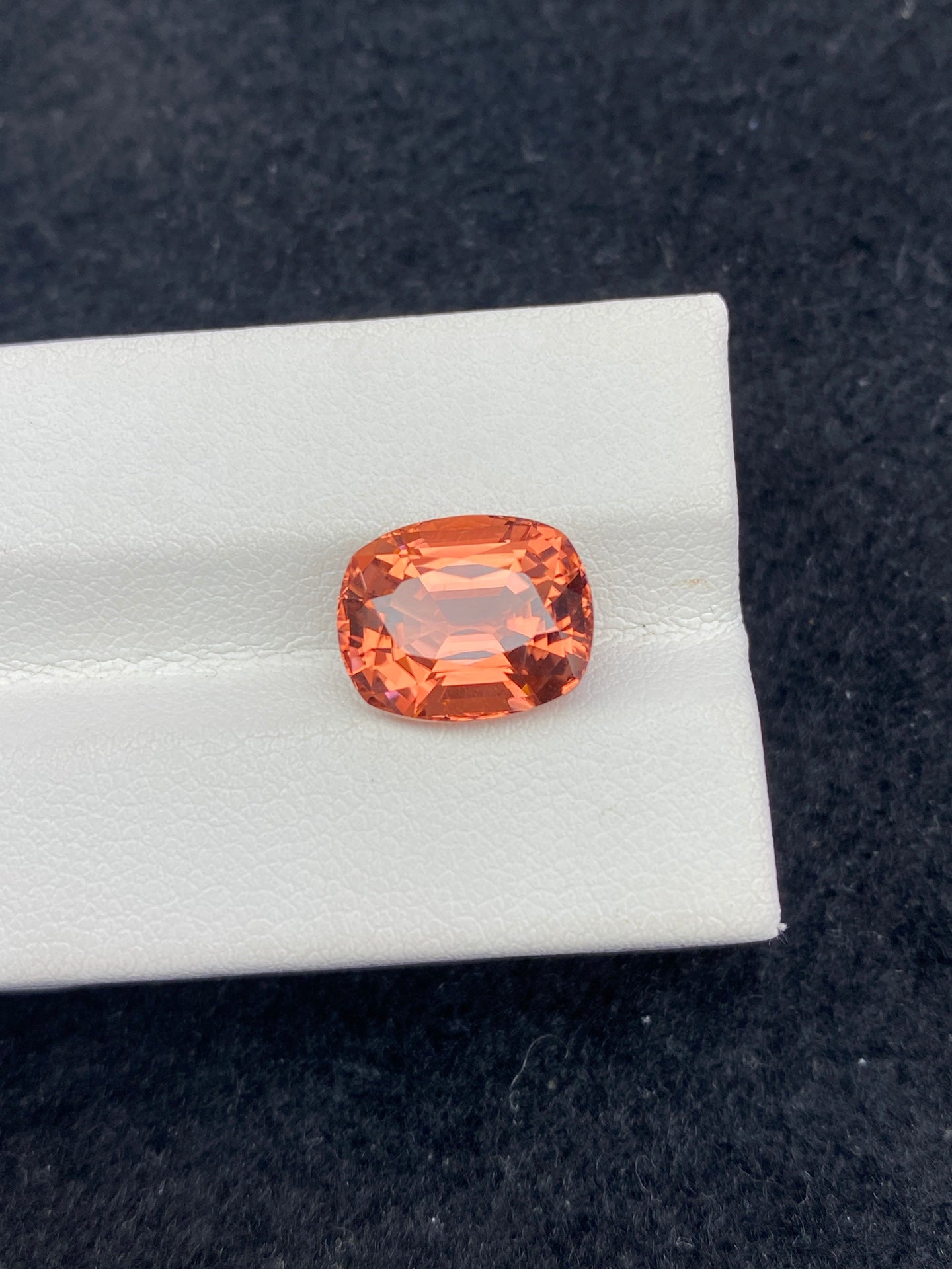 5.595CT NATURAL CONGO ORANGE COLOR TOURMALINE GEMSTONE STONE