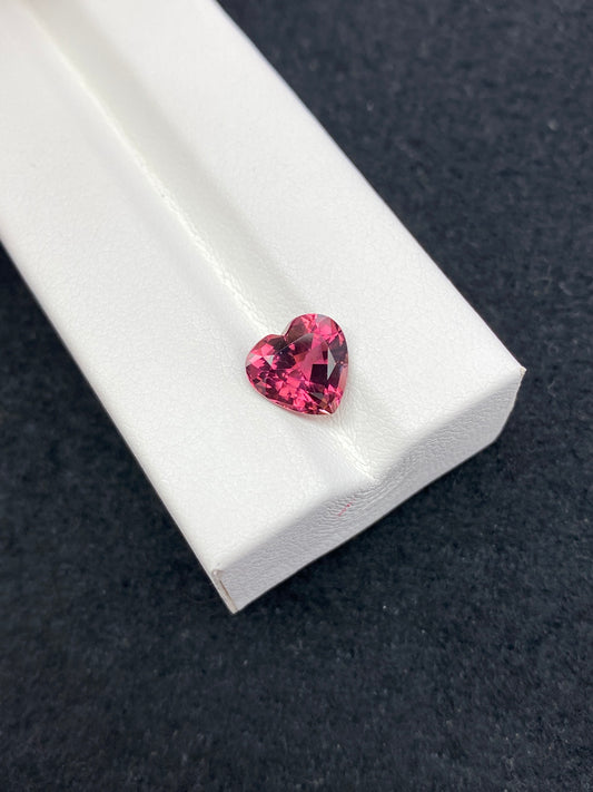 2.46CT NATURAL BRAZIL RED COLOR TOURMALINE GEMSTONE STONE