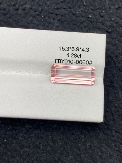 4.28CT NATURAL BRAZIL PINK COLOR TOURMALINE GEMSTONE STONE