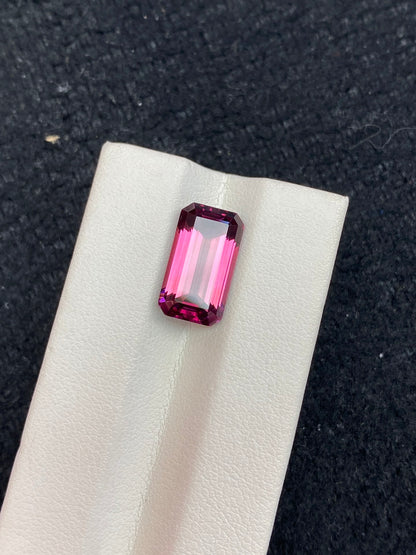 5.63CT NATURAL BRAZIL RED COLOR TOURMALINE GEMSTONE STONE