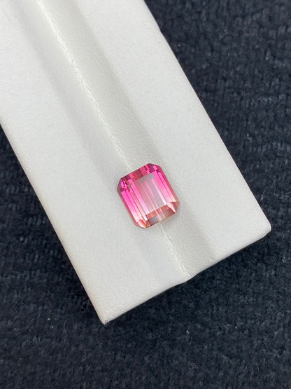 3.17CT NATURAL BRAZIL WATERMELON COLOR TOURMALINE GEMSTONE STONE