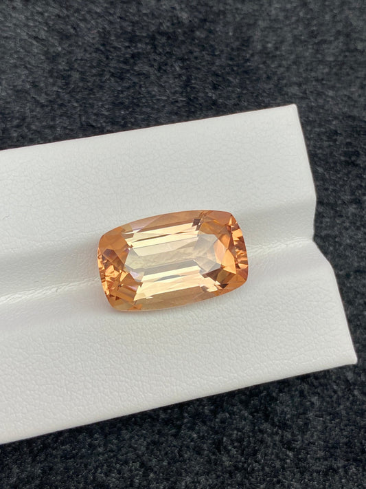 9.63CT NATURAL CONGO ORANGE COLOR TOURMALINE GEMSTONE STONE